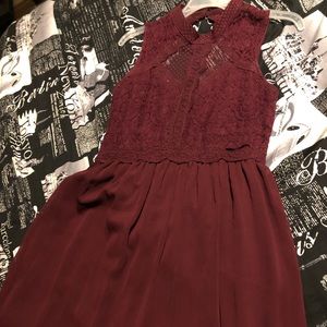 Burgundy Dress